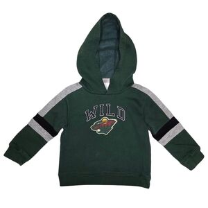 NHL Hockey Minnesota Wild Officially Licensed Kids Hoodie Sweatshirt Boys 18m